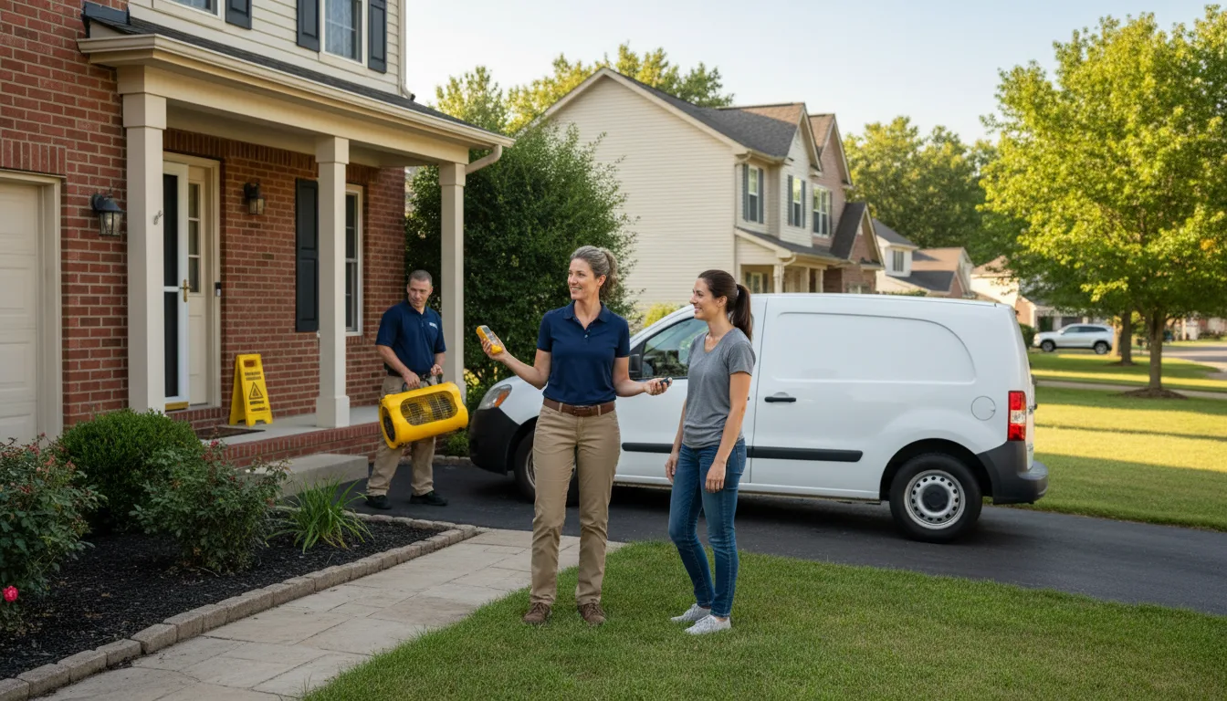 Water restoration image for Home Water Damage Repair in New Knoxville, OH